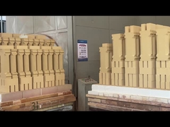 55-65% Al2O3 Carbon Roaster High Alumina Fire Brick شکل ویژه ای